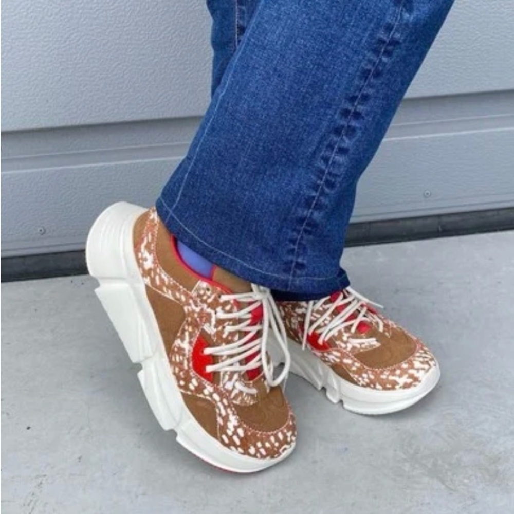 UGG Calle Lace Speckled Trainers Size 8